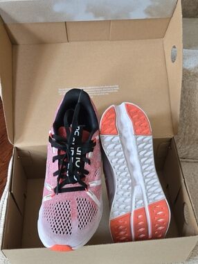 Women's Pink and Coral Lightweight Running Sneakers